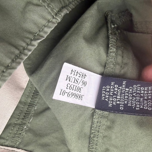 Banana Republic Cotton Green‎ Bermuda Shorts Vintage Preppy Size 8 - Picture 9 of 9